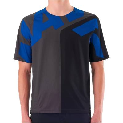 Mavic Мъжка фланелка с къс ръкав за колоездене Mavic Deemax Enduro S/S Jersey Cycling jersey - Letters / Iron Gate (056-3620-0312)