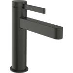 Hansgrohe Finoris - Смесител за умивалник, с чучур Push-Open, CoolStart, EcoSmart, черен хром 76024340 (76024340)