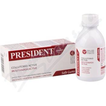 President Active ústní voda bez alkoholu 200 ml