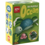 APLI Комплект 3D пъзели Apli Kids - Ocean, костенурка, октопод и водорасло (19953) - ozone