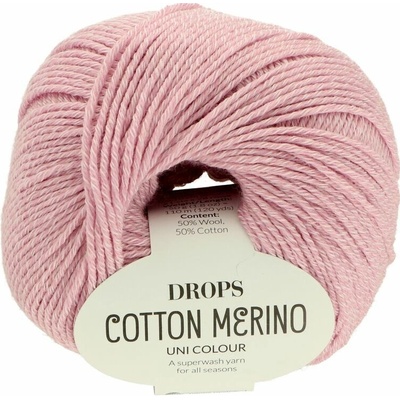 Drops Cotton Merino 05 púdrovo ružová