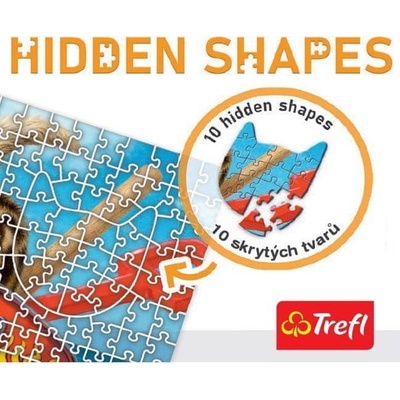 TREFL Hidden Shapes: Kočičí prázdniny 1011 dielov