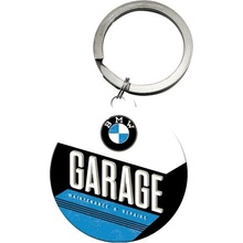 Prívesok na kľúče NOSTALGIC ART BMW GARAGE silver