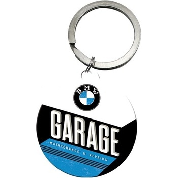Prívesok na kľúče NOSTALGIC ART BMW GARAGE silver