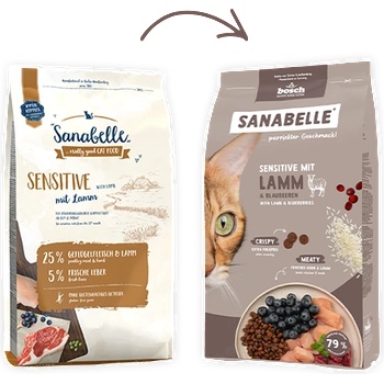 bosch Sanabelle Adult Sensitive Агнешко 8 кг