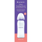 Lansinoh Стъклено шише с биберон Lansinoh - NaturalWave, 240 ml, 3м+ (77250)