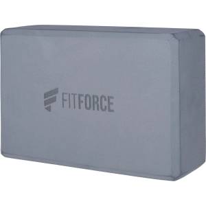 Fitforce Yoga block сиво (yoga block u26b)