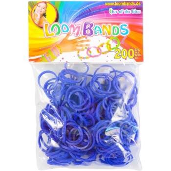 Loom Bands gumičky s háčkem na pletení modré