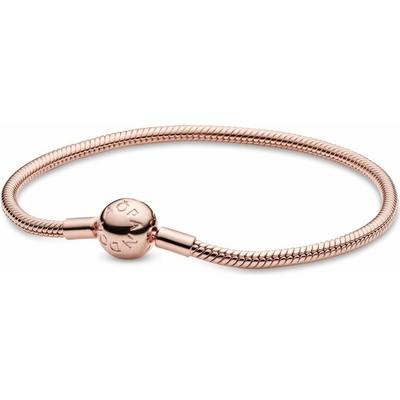 PANDORA Náramek Moments Rose hladký 18 cm 580728-18