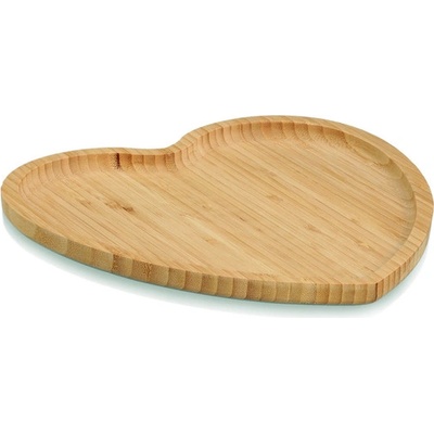 zeller Servírovací prkénko Srdce bambus 27x25 cm