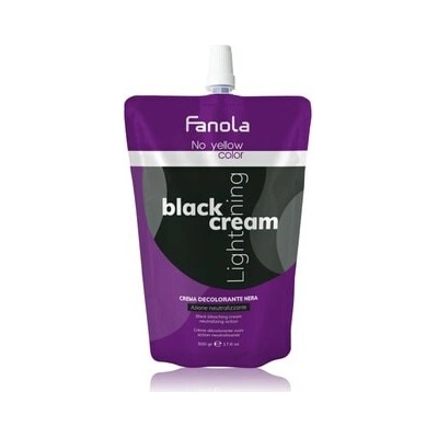 Fanola No Yellow Black Lightening Cream Barva vlasů Unisex 500 g