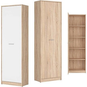 BRW Гардероб с 1 врата Nepo Plus - дъб сонома (S435-REG1D-DSO)