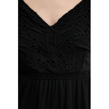 Morgan Рокля Morgan ROUBI в бежово дълга разкроена ROUBI (ROUBI)