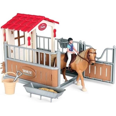 Teddies Farma kôň s doplnkami plast