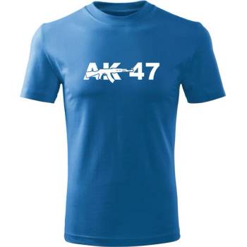 DRAGOWA детска тениска с къс ръкав ak47, синя (7103)