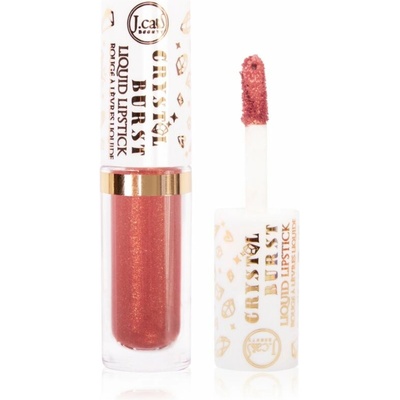 J.Cat Beauty Crystal Burst dlhotrvajúci tekutý rúž 104 Romance In Paris 0,8 g