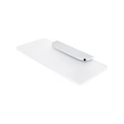 NIMCO NIKAU polička matné sklo 20 x 11 cm bez ohrádky, chrómový držiak NK 30091B20-26
