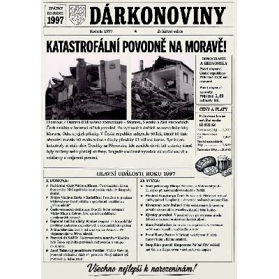 aDarčeky Dárkonoviny 1997 – retro noviny z roku narození