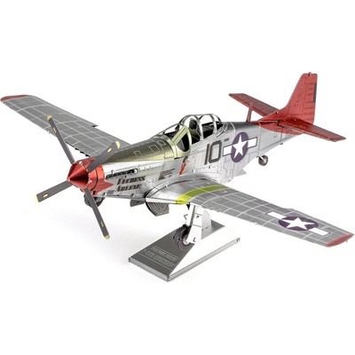 Metal Earth 3D puzzle Tuskegee Airmen P-51D Mustang (ICONX) 46 ks