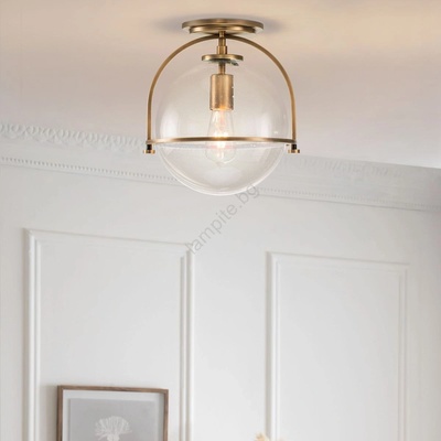 Elstead Lighting Quintiesse QN-SOMERSET-F-C-HB - Таванно осветително тяло SOMERSET 1xE27/60W/230V златисто (ED1118)