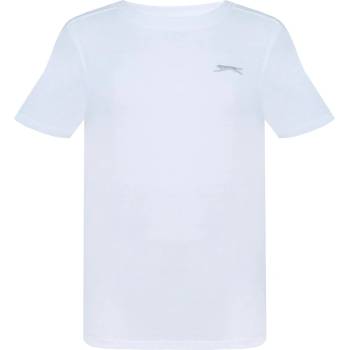 Slazenger Детска тениска Slazenger Junior Boys Plain Tee shirt - White