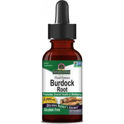 Nature's Answer Burdock Root, kořen lopuchu, extrakt, 2000 mg, 30 ml