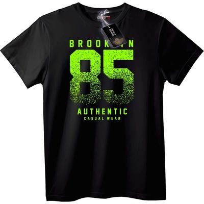 NOONEBRAND Тениска Brooklyn 85 Автентична - XL, Black