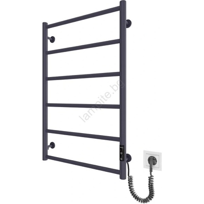 Mario Radiators Радиатор за баня тип стълба CLASSIC 110W/230V 81x52 cm неръждаема стомана/антрацит десен (MR0082)