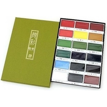 Akvarelové barvy Gansai Tambi Sada 18 ks Kuretake