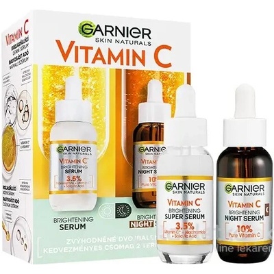 Garnier Skin Naturals Vitamin C denné sérum 30 ml + nočné sérum 30 ml