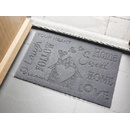 ESSCHERT DESIGN BEST FOR BOOTS nápisy šedá 75 x 45 cm