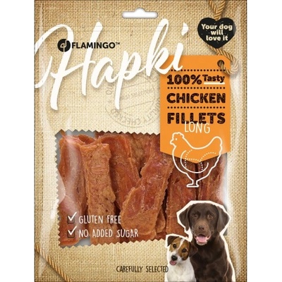 Flamingo Snacks Hapki Strips with chicken - дълги пилешки филенца 400 гр, Белгия - 512234