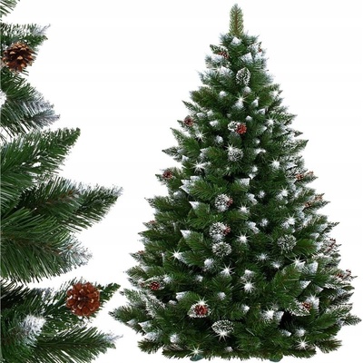 Umělý vánoční stromeček Springos borovice zelená 180 cm 100 cm
