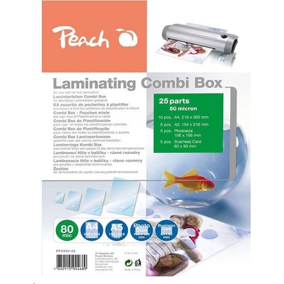 Peach Laminating Combi Box 25, PPC500-02
