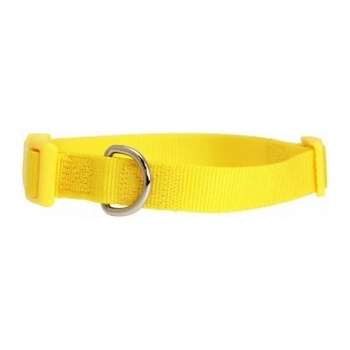 Pet Interest Dog Collar Fluo M - Регулируем нашийник за кучета, 2 * 32-50 см. - жълт