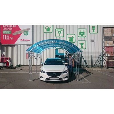 prima terra Автомобилен навес Primaterra Berlina 2, 95х4х2, 65м (3800233903058)