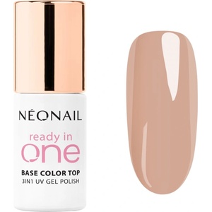 NEONAIL Ready In One 3in1 UV Gel Polish гел лак за нокти с диамантен прах цвят 05 One Sand Taupe 7.2ml