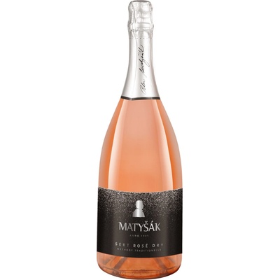 Matyšák Sekt rosé 13% 0,75 l (čistá fľaša)