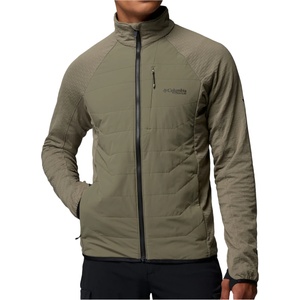 Columbia Мъжко поларено яке Columbia Arctic Crest II Hybrid Full Zip Fleece jacket - Stone Green - размер XL (005-7380-0214)