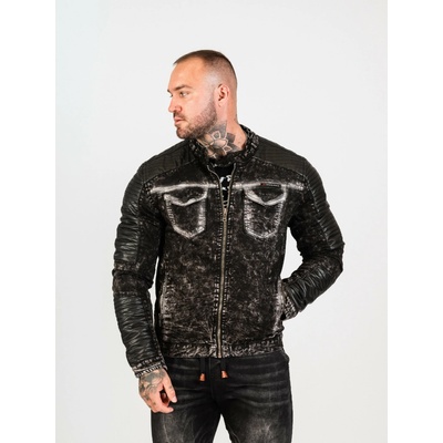 Cipo & Baxx pánska bunda CJ302 BLACK čierna