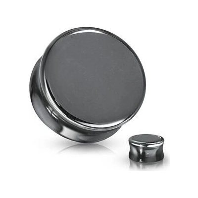 Šperky4U plug do ucha Hematit PL01271-08