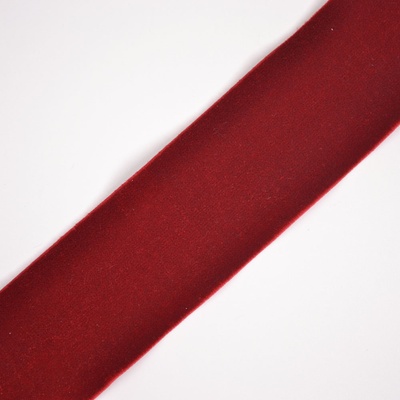 Takoy Elastická zamatová guma 4 cm bordová