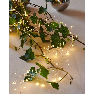 DecoLED LED svetelná reťaz 3 m teplá biela 600 diód