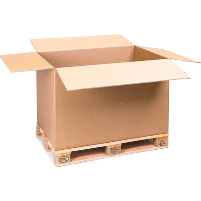 10 ks - Prepravný EUROBOX 1200x800x800 5VVL so skladaným dnom