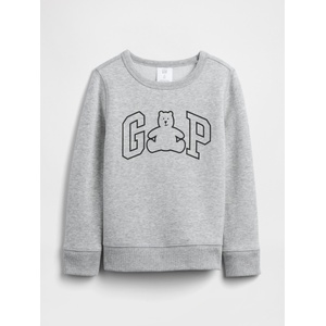 GAP Бебешки суитшърт с лого Унисекс GAP GAP | Siv | Момчешки | 2 години