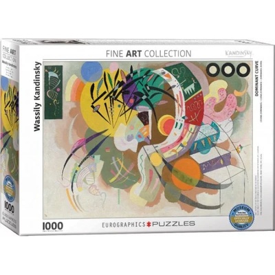 EUROGRAPHICS - Puzzle Kandinsky: Dominant Curve - 1 000 piese