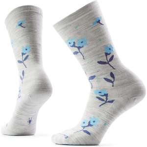 Smartwool Дамски спортни чорапи Smartwool Women's Everyday Garden Gala Crew Sports socks - Ash - размер 38-41 (EU) (207-1272-0112)