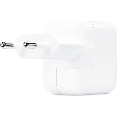 Apple 12W USB Power Adapter - оригинално захранване за iPad, iPhone, iPod (EU стандарт) (ритейл опаковка)