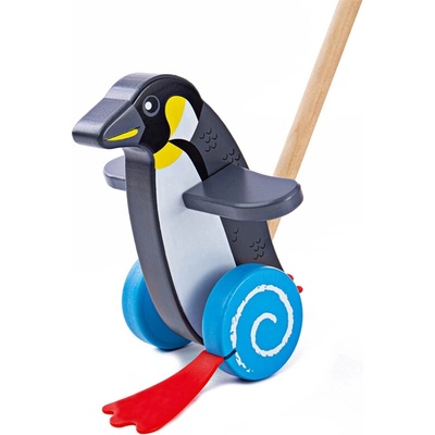 Bigjigs Toys Detský drevený tučniak Rider