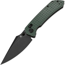 Tenable Knives Fenrir Black Stonewashed Nitro V,Green G10 with Frag Pattern T1034V12